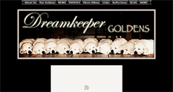 Desktop Screenshot of dreamkeepergoldens.com